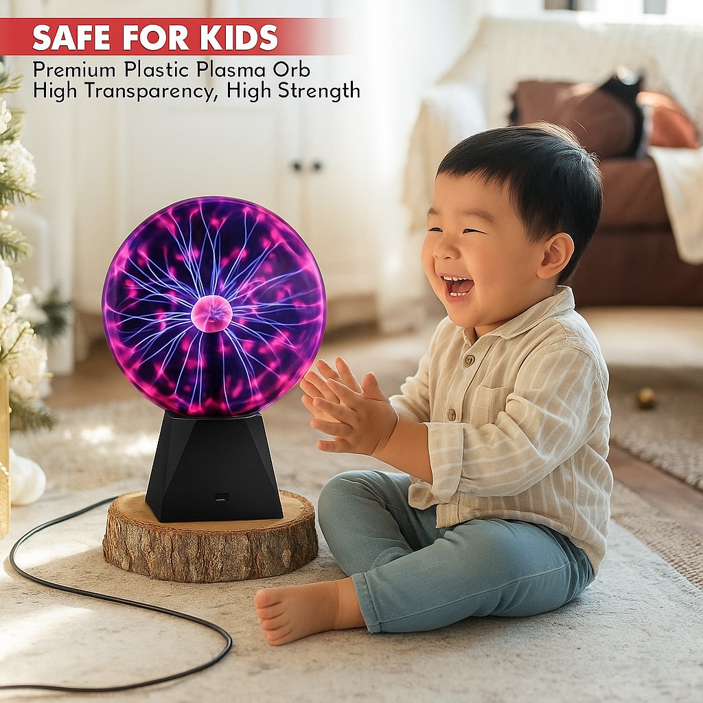Globe Shape Magic Plasma Ball Light-5 Inch - Price in Bangladesh