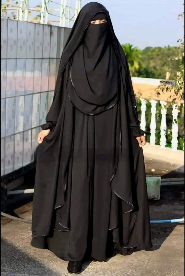 High-Quality Mohua Borka, Khimar, niqab, Borkha Set,Dubai Charry Fabric Abaya Burq_img_0