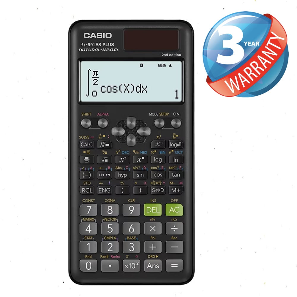 Casio Fx-991ES Plus-2 (2nd Edition) Calculator – 3 Years Warranty_img_1