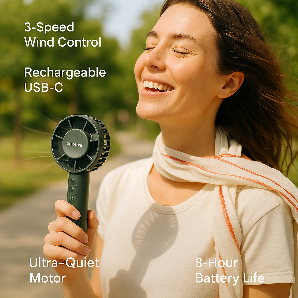 Xiaomi AISOLOVE F01 Handheld Turbo Fan (2000mAh Battery) - Price in Bangladesh