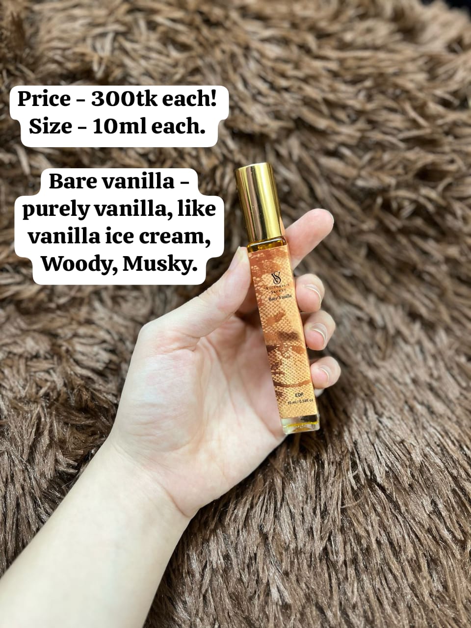 VICTORIA'S SECRET BARE VANILLA 10ML EDP