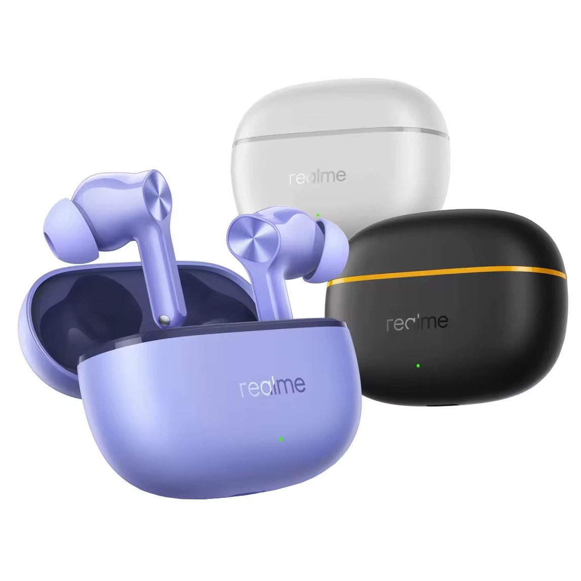 Realme Buds T200 Lite TWS Earbuds – Black_img_1