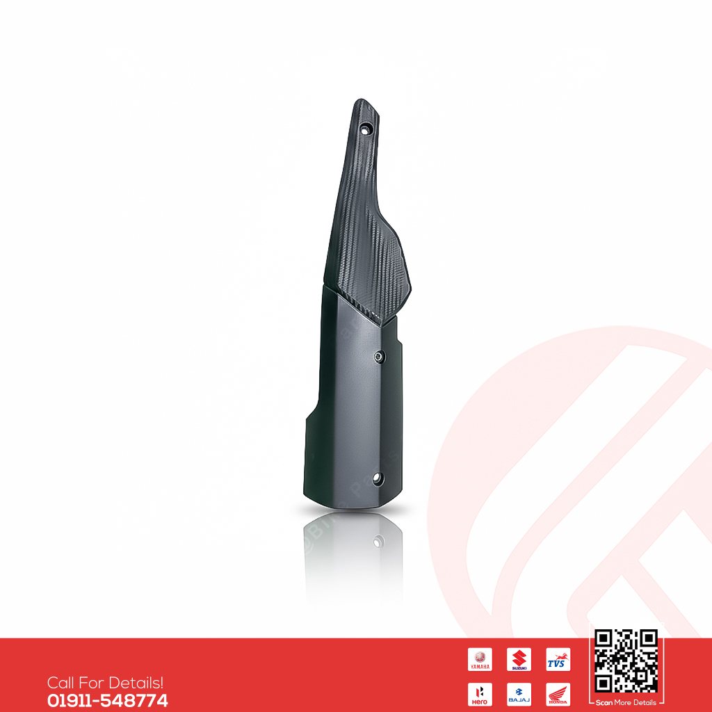 Silencer Muffler Cover for Yamaha R15 V3 bike.