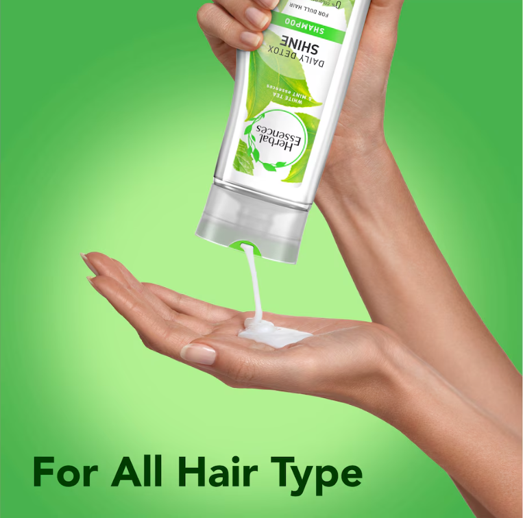 Herbal Essences Daily Detox Shine White Tea & Mint Shampoo, 400ml_img_1