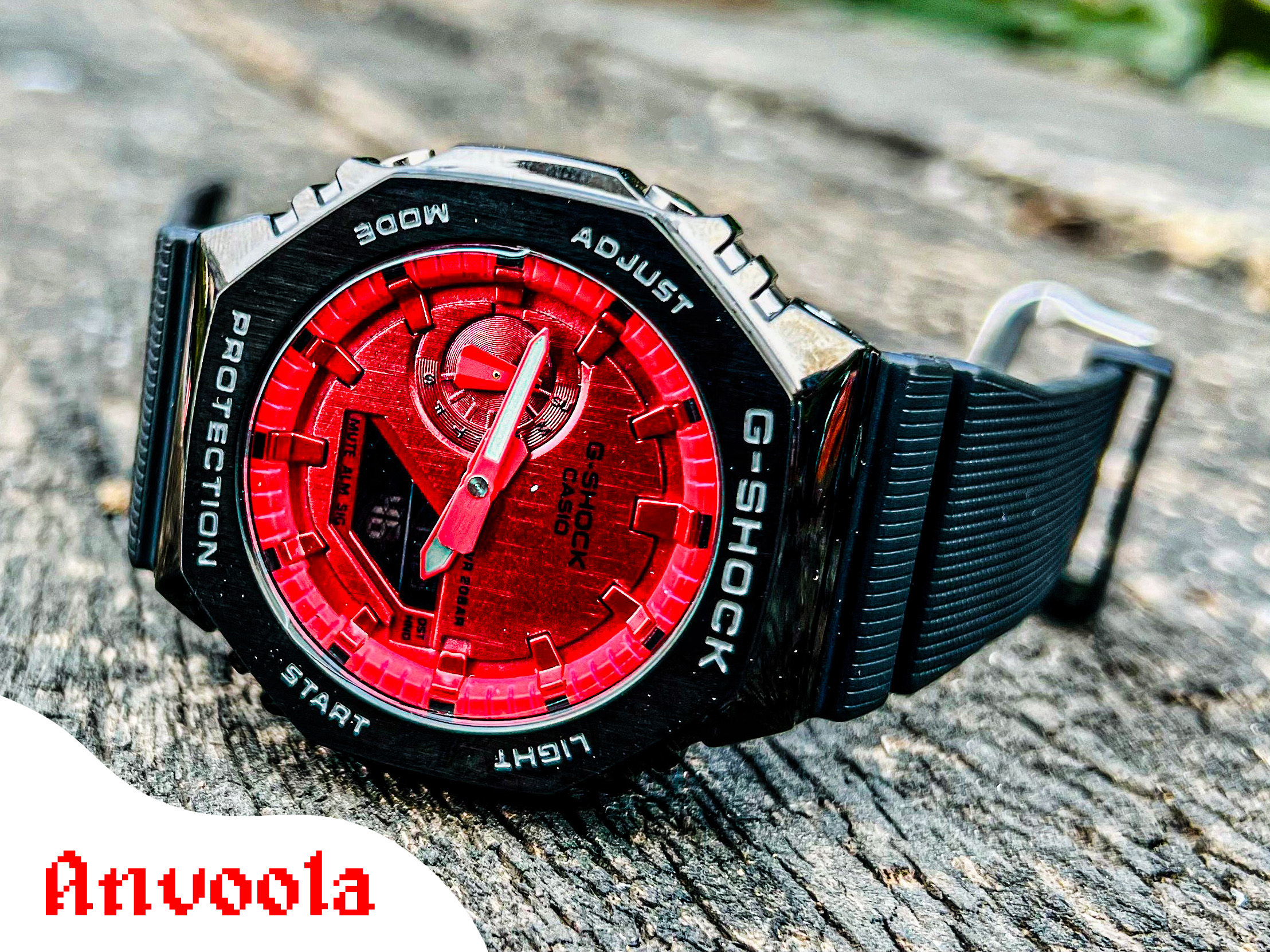 Casio G-SHOCK Semi AAA Grade Ash Dial Black Strap thumbnail 6