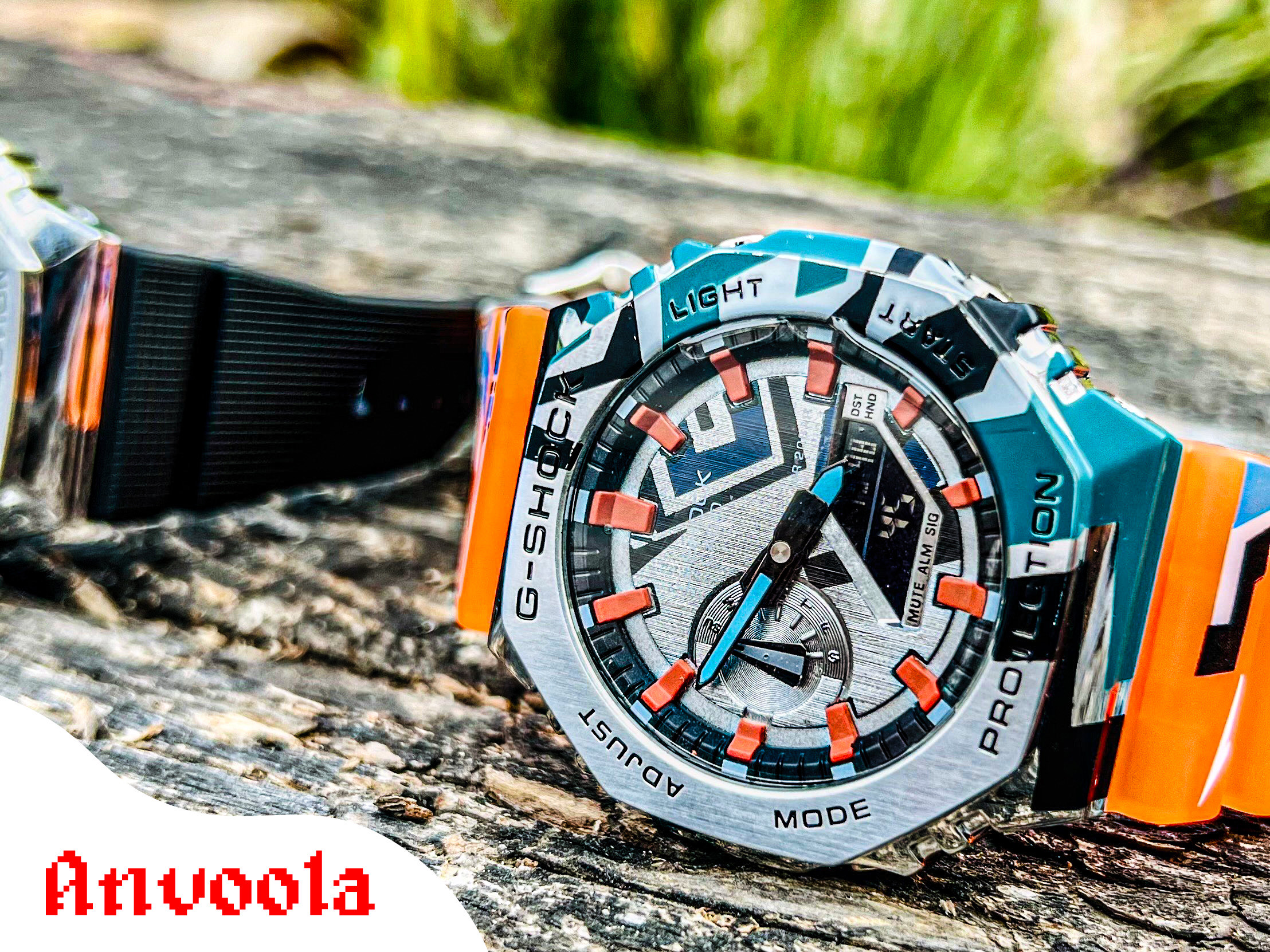Casio G-SHOCK Semi AAA Grade Ash Dial Black Strap thumbnail 7