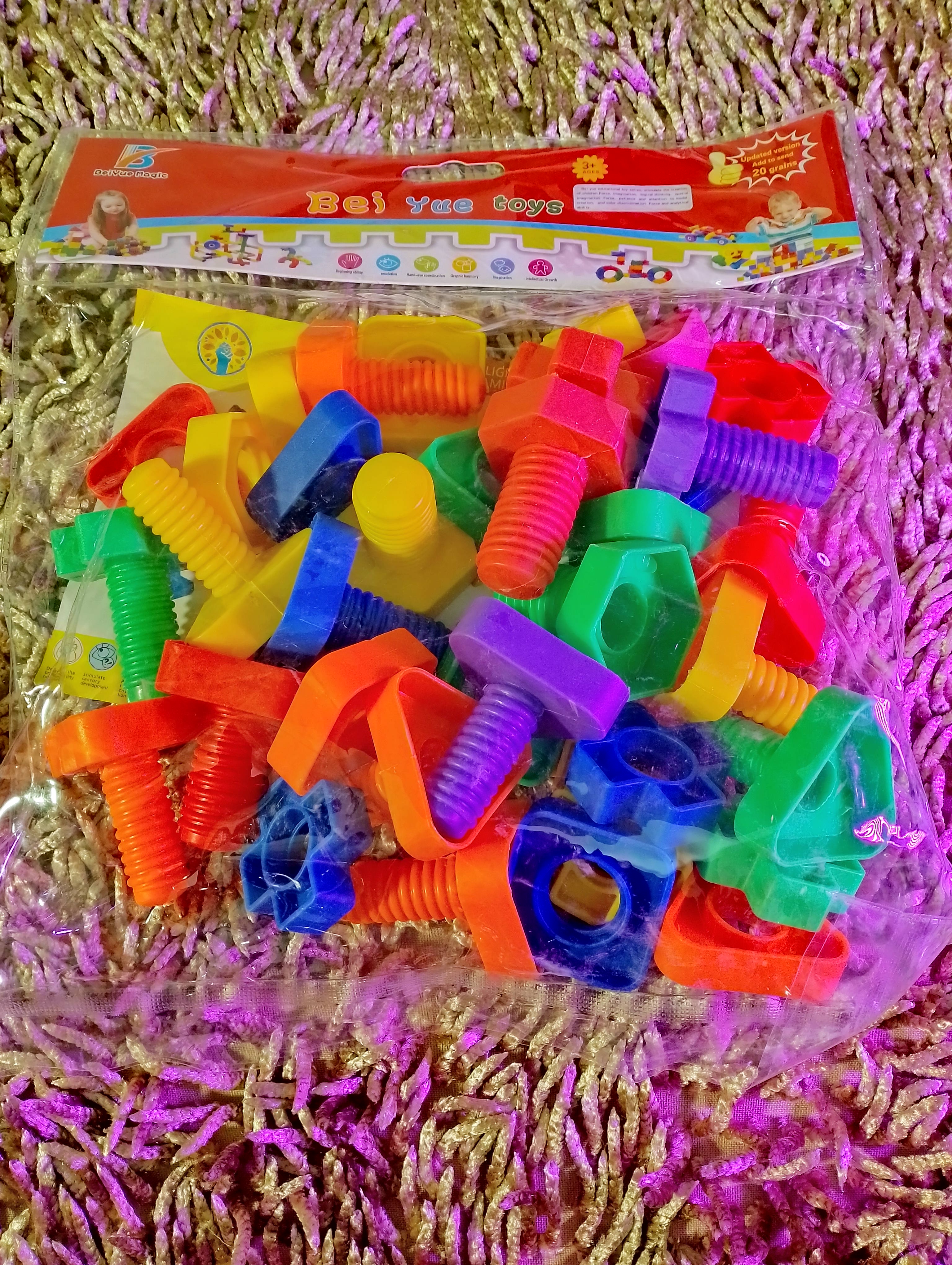 Screw Settings Toy
