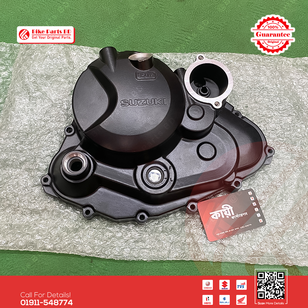 Crankcase Cover 2 (Clutch Site Cover-850 ml) for Suzuki Gixxer & Gixxer SF (Old & New Model) bike. thumbnail 2