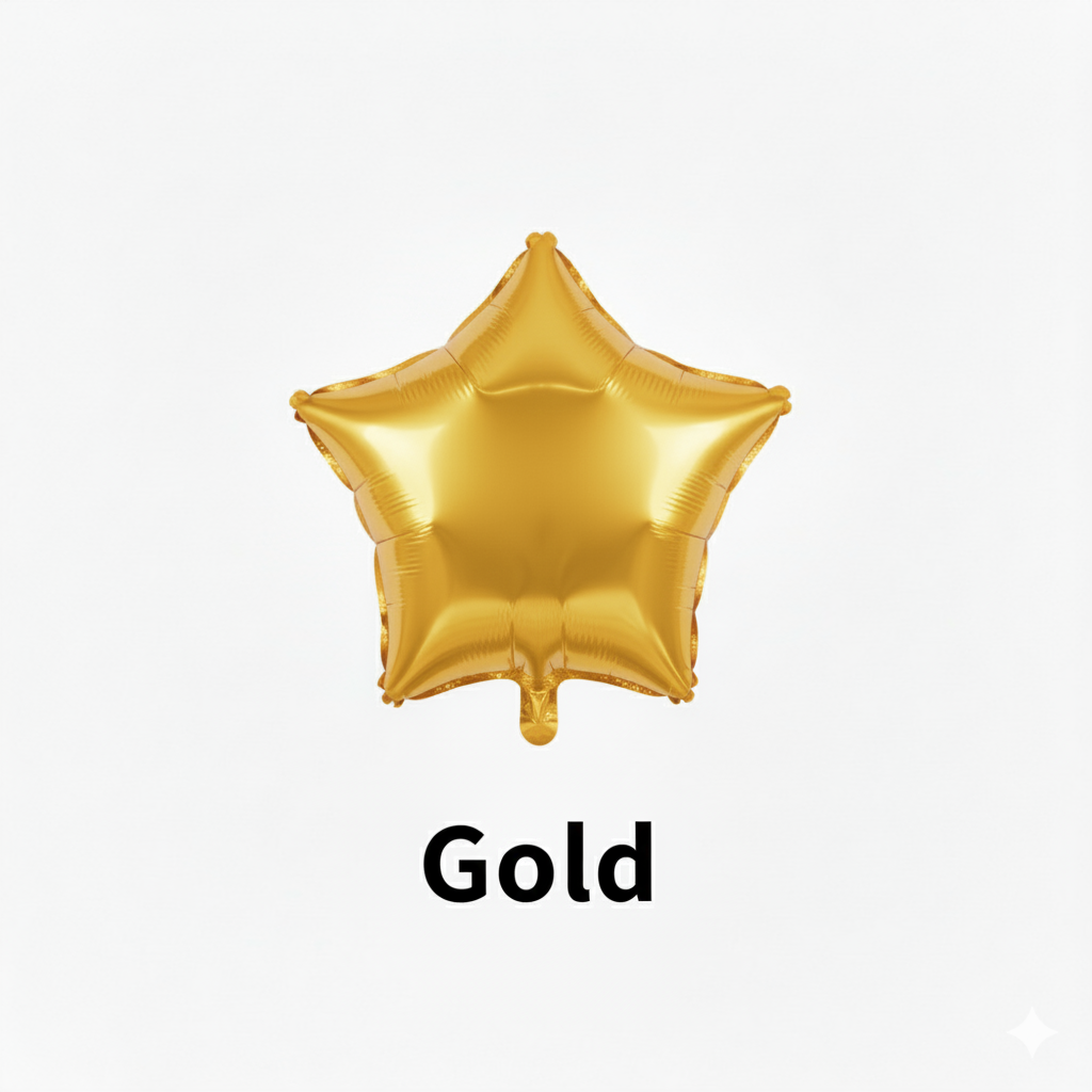 18inch Foil Star Helium Balloons