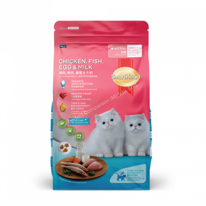 SmartHeart Adult Cat Food Chicken & Tuna 1.2kg – Premium Cat Dry Food Bangladesh | Charfassion Bird’s And Fish