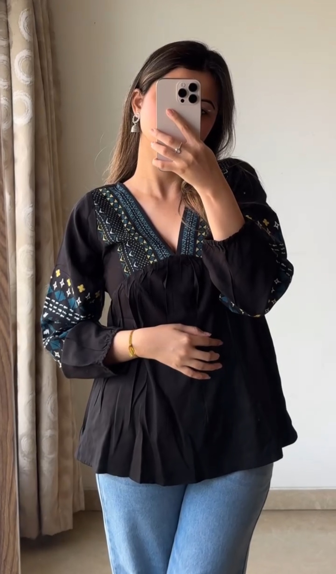 Myntra Tops Black