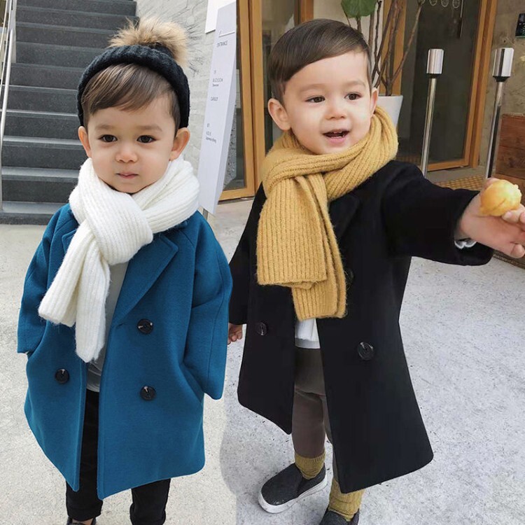 Kids Premium Winter Woolen Coat – Warm Double-Breasted Toddler Overcoat (1 to 5 years) for yours ANGEL_img_0