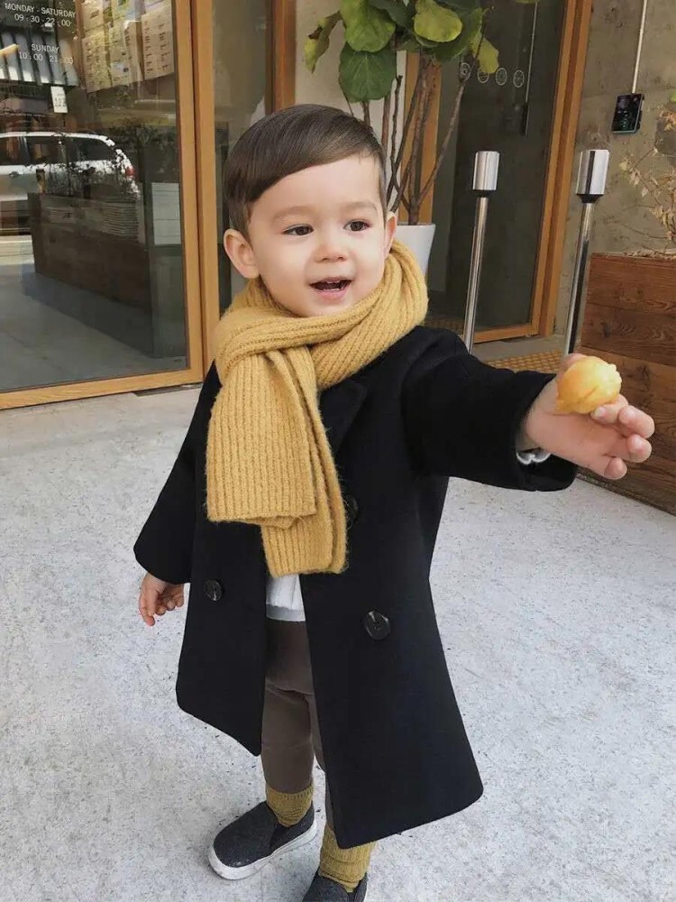 Kids Premium Winter Woolen Coat – Warm Double-Breasted Toddler Overcoat (1 to 5 years) for yours ANGEL_img_4