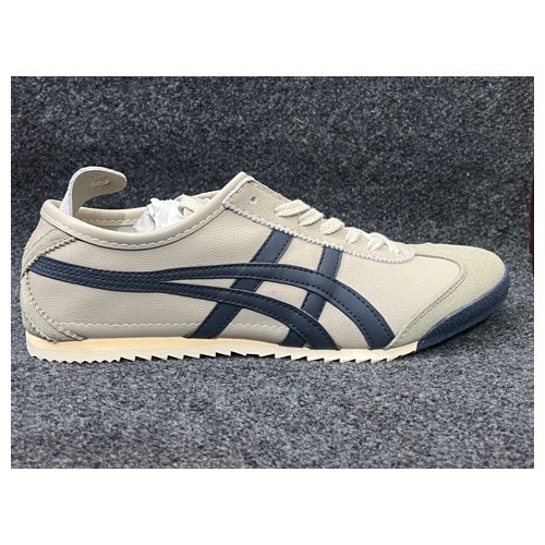 Onitsuka Tiger Deluxe Light Beige Dark Navy Blue Step for Men’s Sneakers