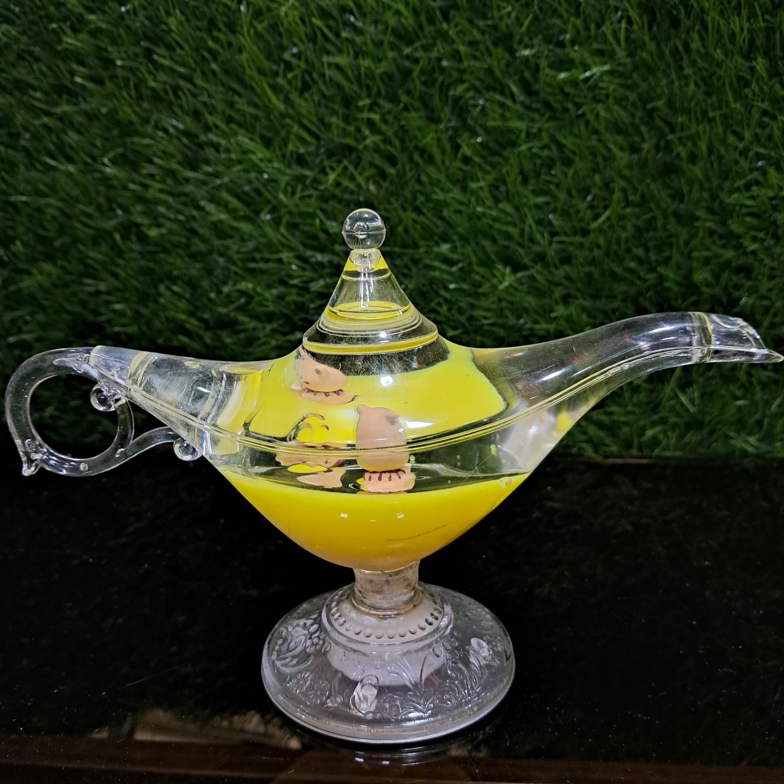 Aladdin Magic Lamp Oil Leak Glass Showpiece_img_1