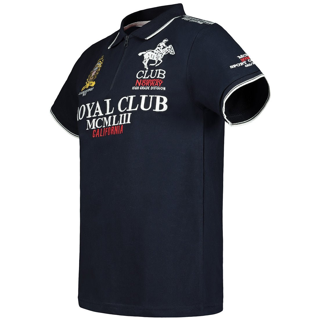 Men's Short Sleeve Polo Navy_img_1