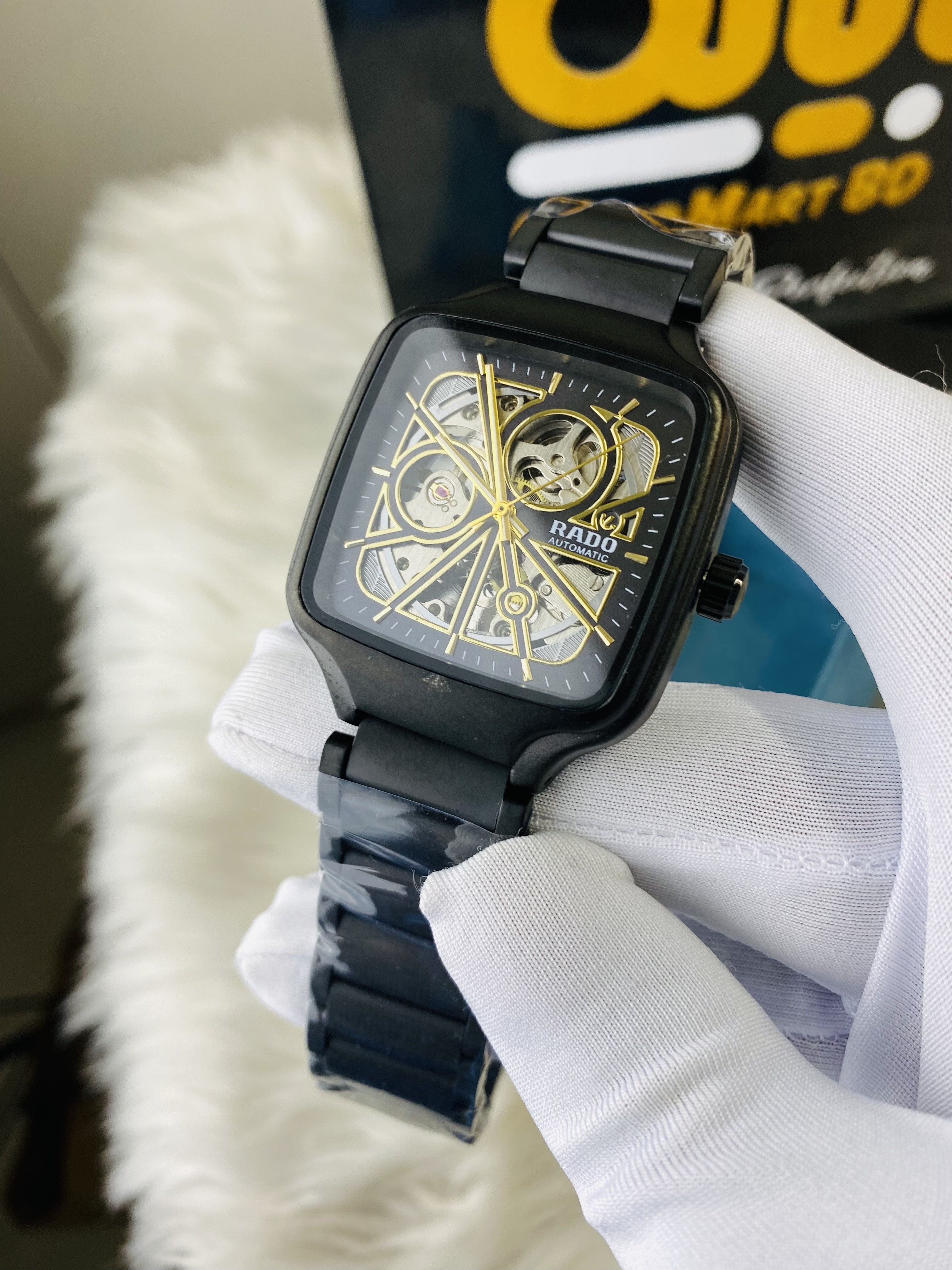 Rado Squre || matte black| AA