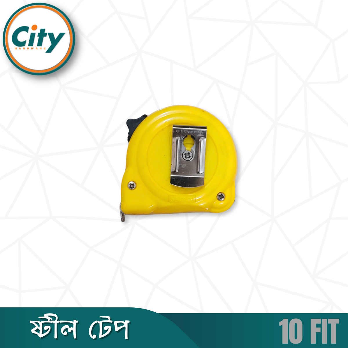 ১ পিস ৩ মিটার (১০ ফুট) স্টিল টেপ পরিমাপের টেপ বিভিন্ন কাজের জন্য পরিমাপক টেপ_img_4