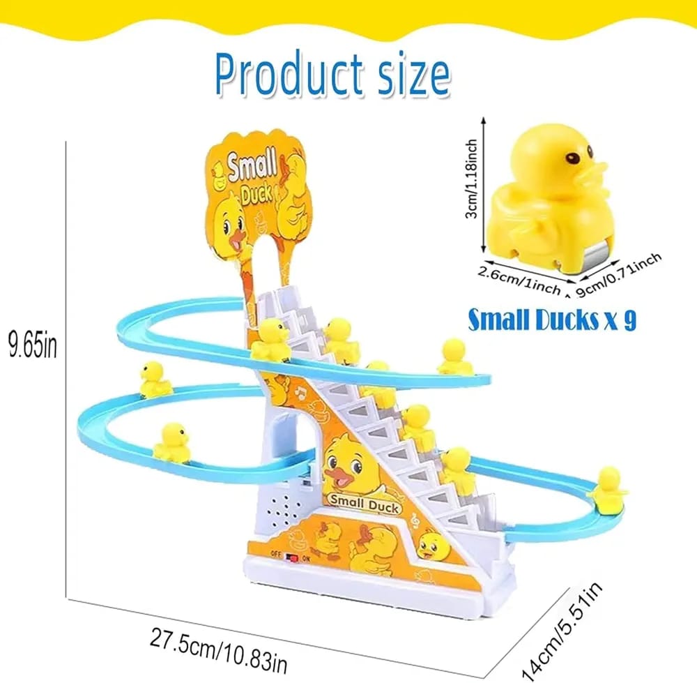 Electric Small Duck Toy for Children- 9 Pcs Duck thumbnail 4