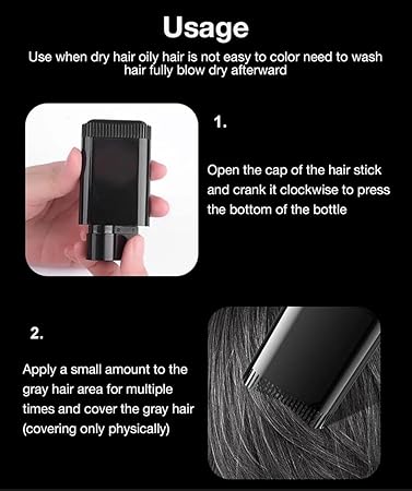 Hair Color Stick Hair Dye- Touch Up Comb 2-In-1_img_5