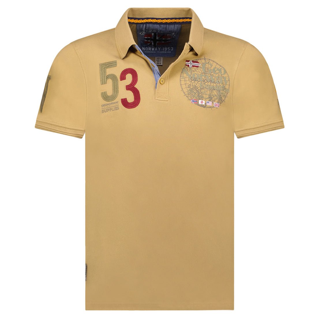 Man - Polo Short Sleeve Beige