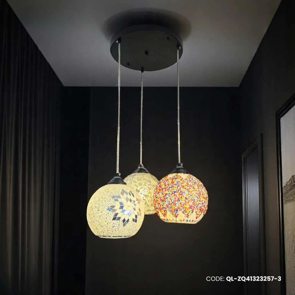 Qulik Turkish Trinity Spark 3 Color Hanging Lights (QL-ZQ41323257-3)