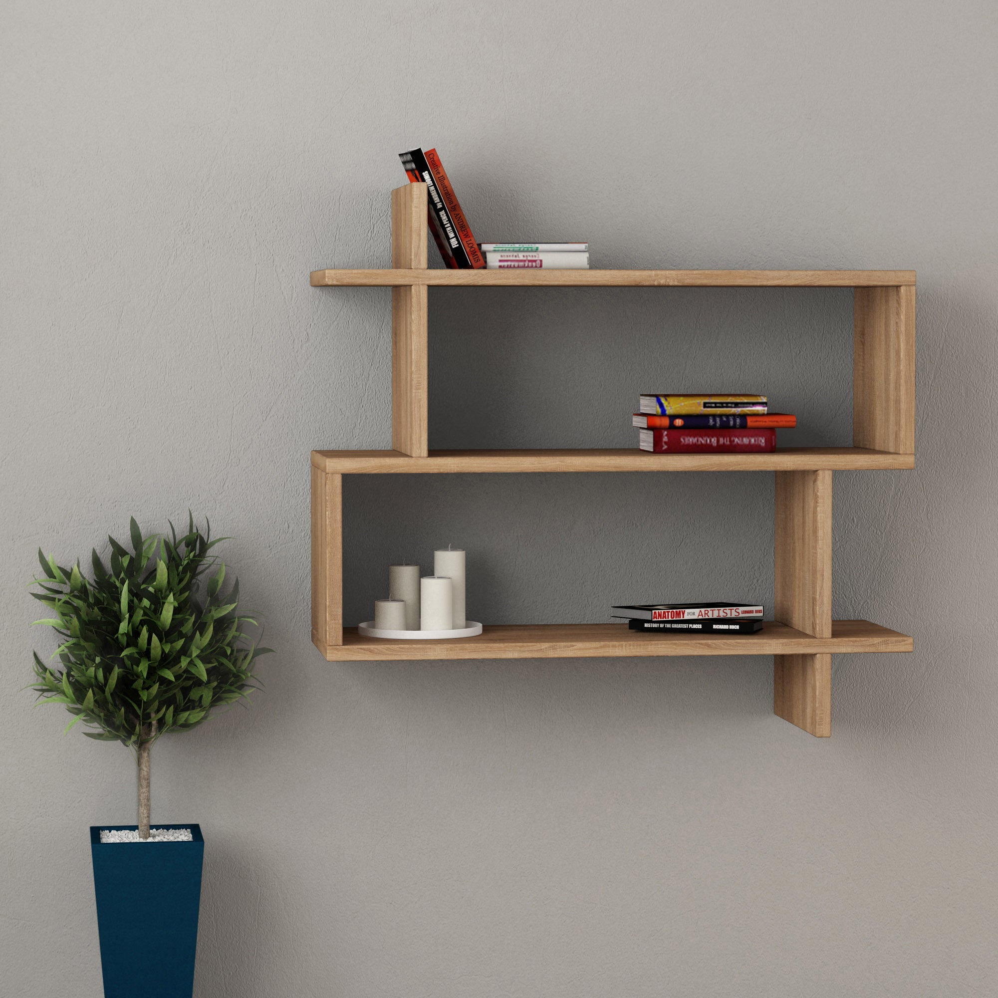wall shelf showpiece 018