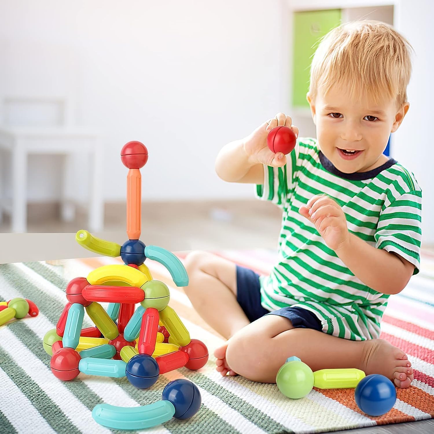 Magnetic Sticks Building Set–42Pcs thumbnail 2