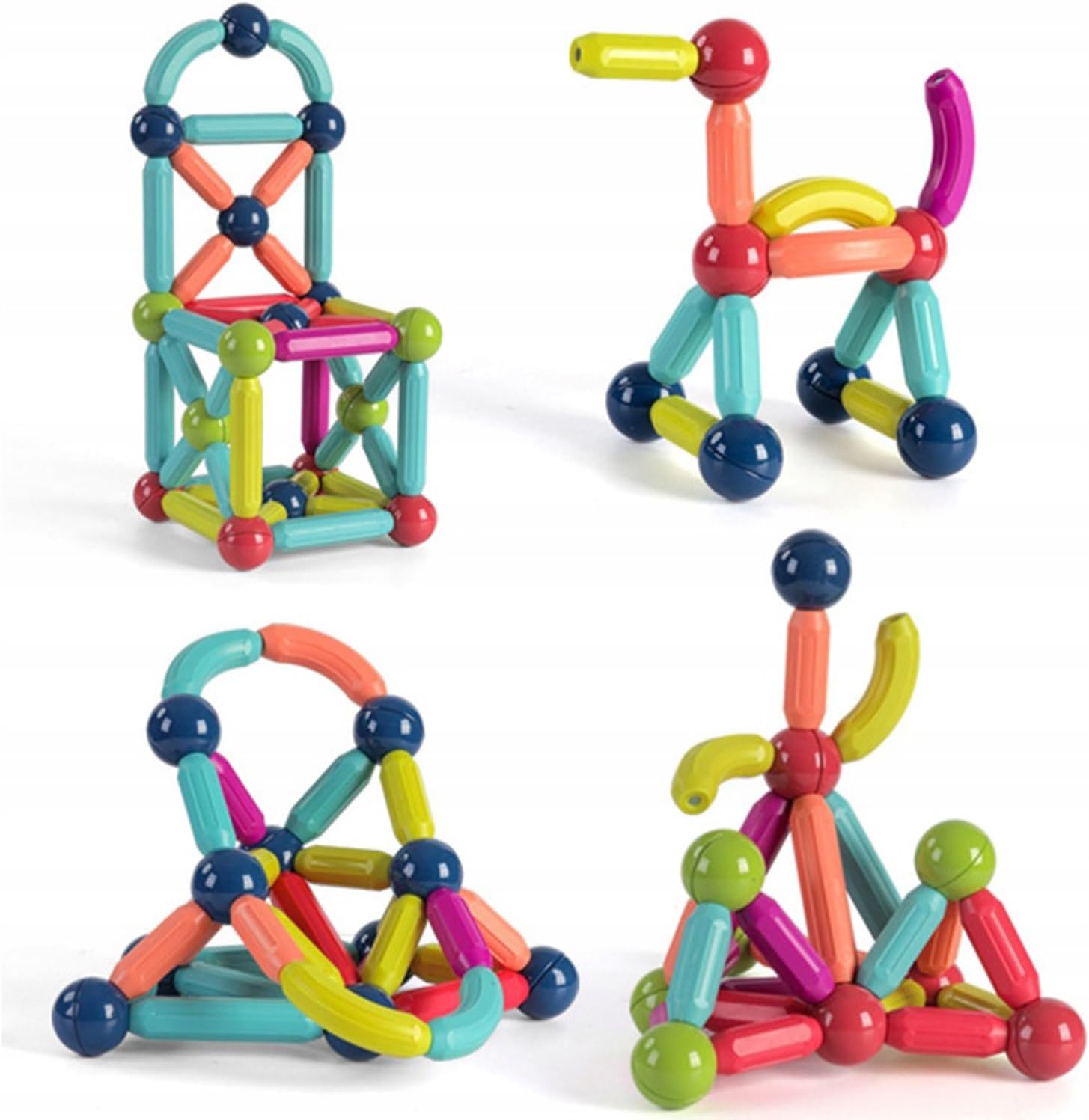 Magnetic Sticks Building Set–42Pcs thumbnail 8