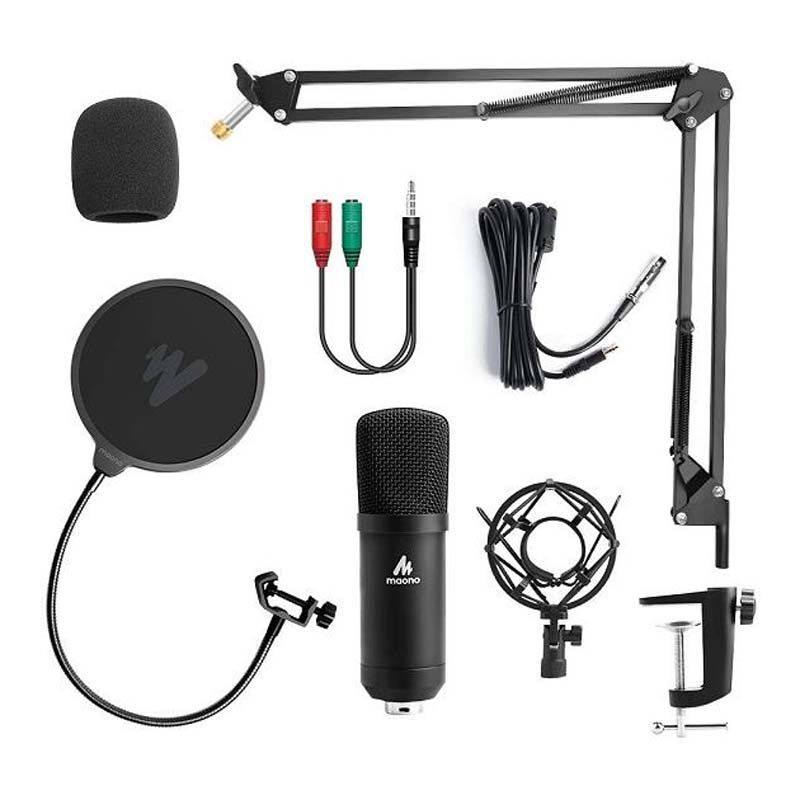 MAONO AU-A03 Condenser Microphone Professional Podcast Studio Microphone Audio 3.5mm Computer Mic For Live Streaming_img_0