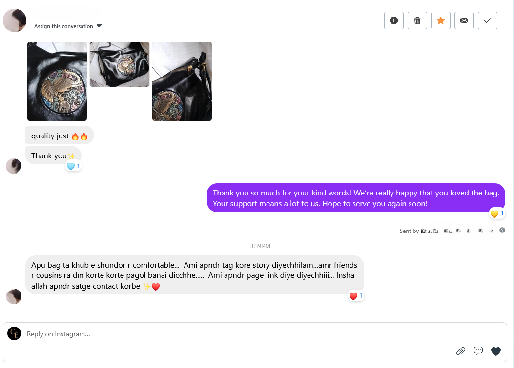 Customer review