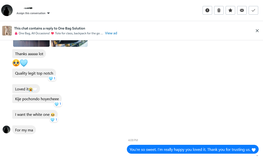 Customer review