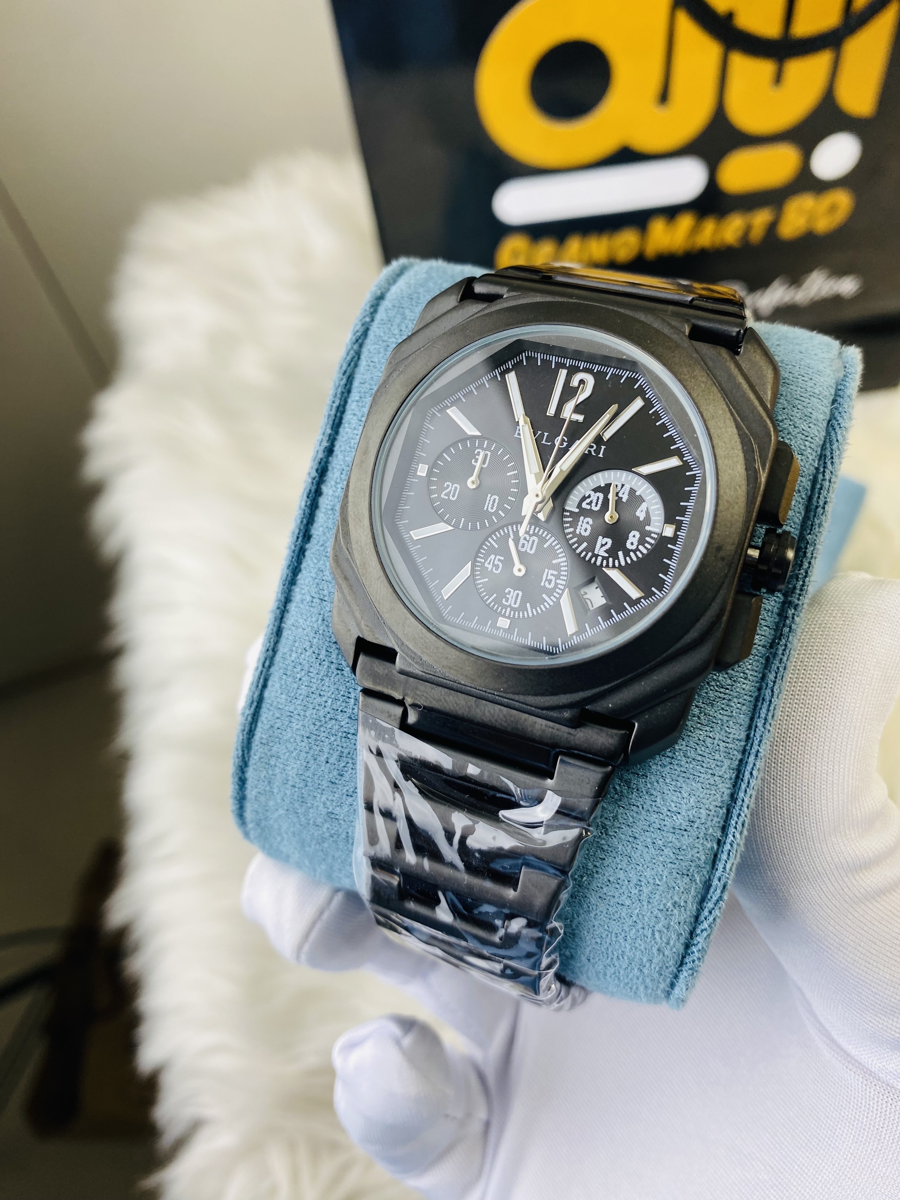 BVLGARI Full Matte Black || Active Chronograph