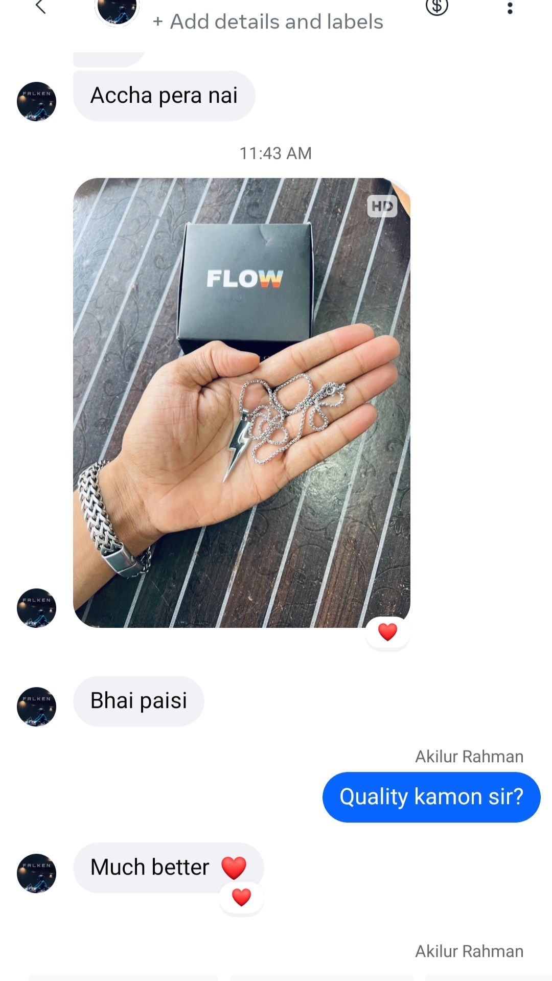 Customer review