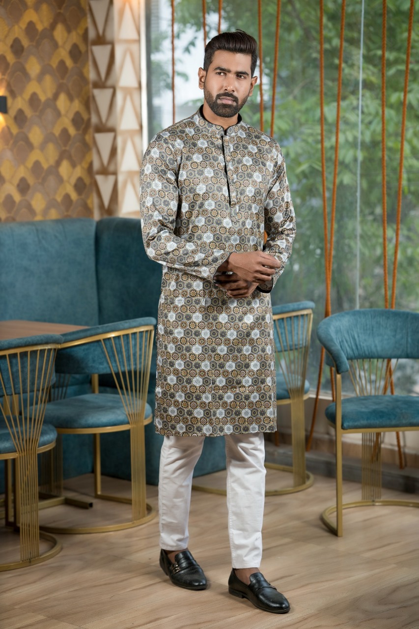 All Over Printer Comfortable Panjabi_img_10