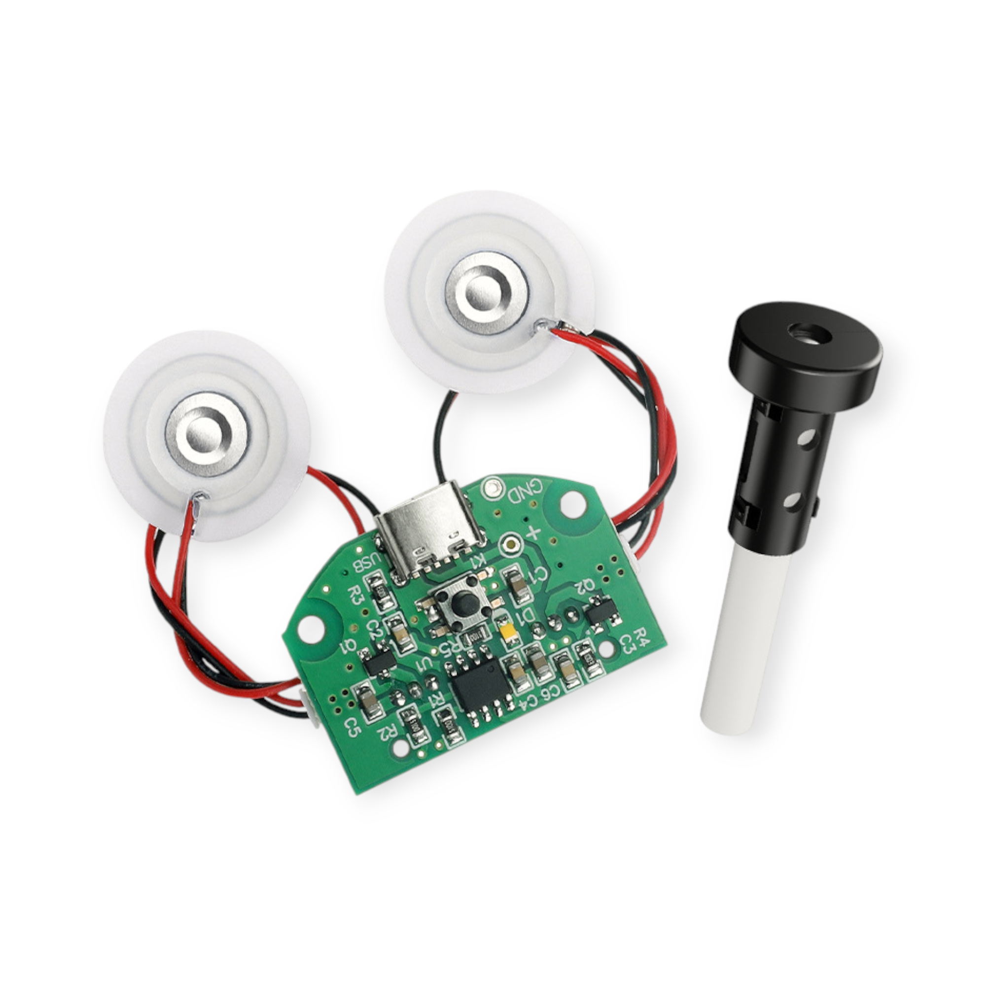 2 Fogger DC5V Type-C Mini Humidifier DIY Kit with Atomizer Sheets & Driver Circuit Board