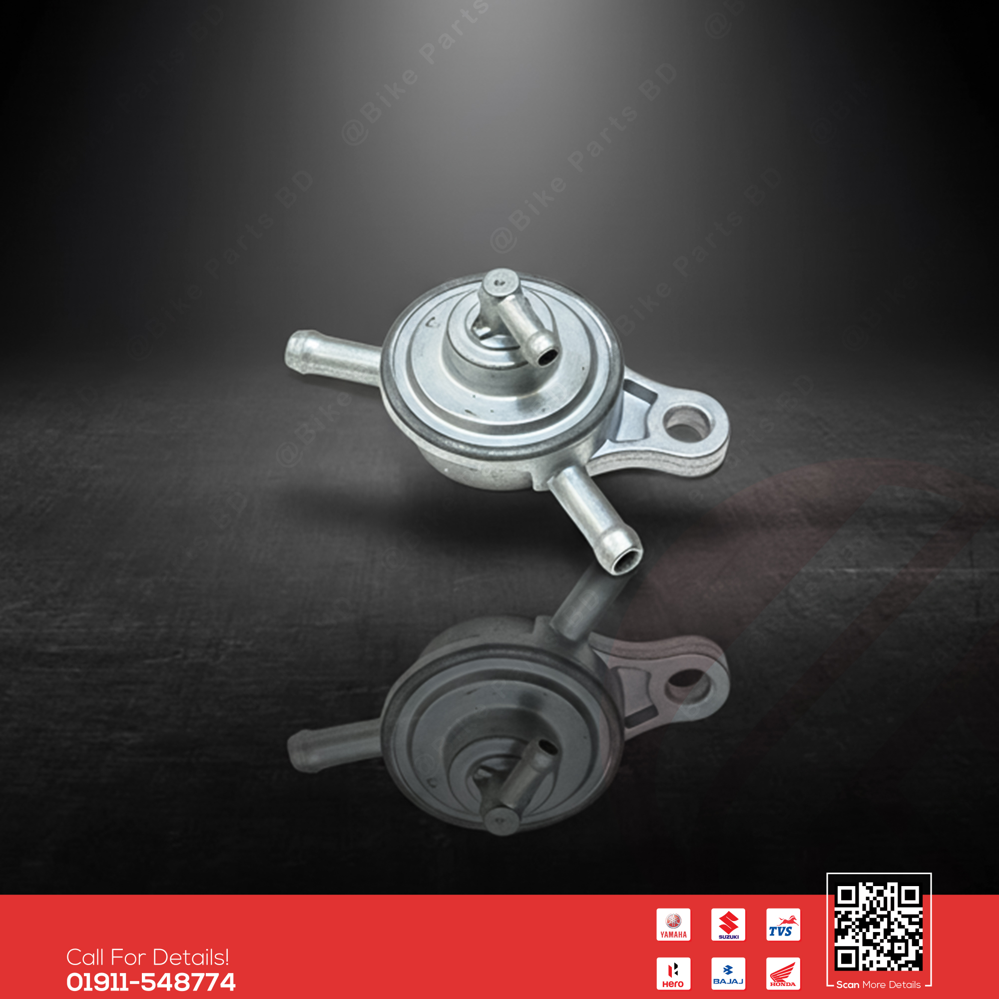 Fuel Cock Assy (Tel Chabi) for Suzuki Gixxer & Gixxer SF (New Model) bike.