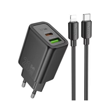 Hoco N61 PD 20W Fast Charger Set_img_0