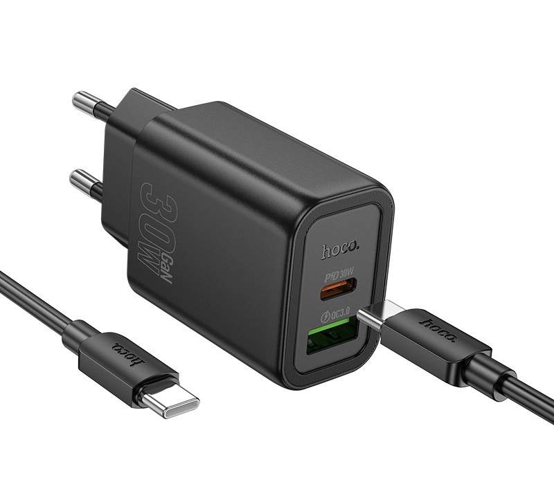 Hoco N63 PD 30W Fast Charger Set_img_0
