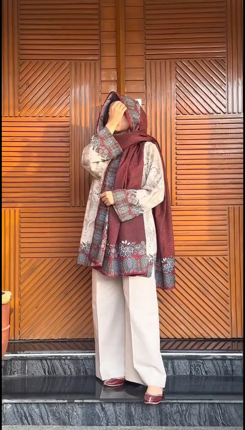 রেডিমেড ডিজিটাল প্রিন্ট থ্রি পিস। - Image 2