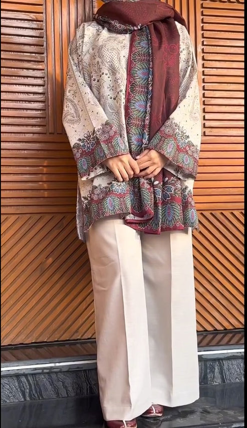 রেডিমেড ডিজিটাল প্রিন্ট থ্রি পিস। - Image 3
