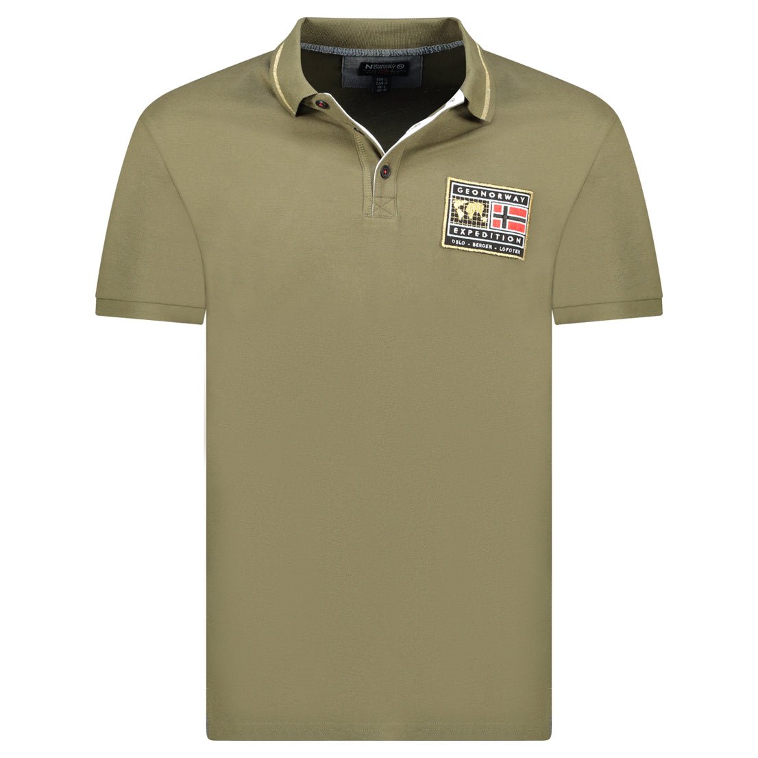 Men - Polo Short Sleeve 100% Cotton Khaki