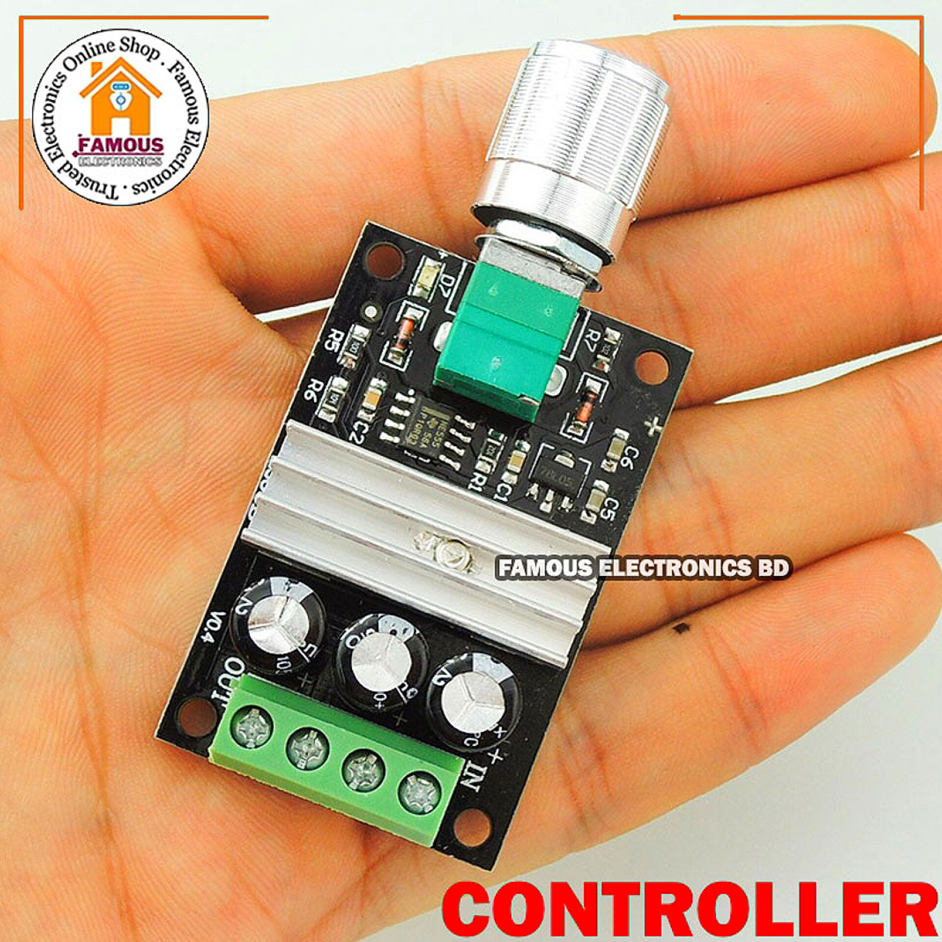6V 12V 24V 28V 3A 80W DC Motor Speed Controller PWM Adjustable Variable Speed Switch-DC Motor Driver_img_4