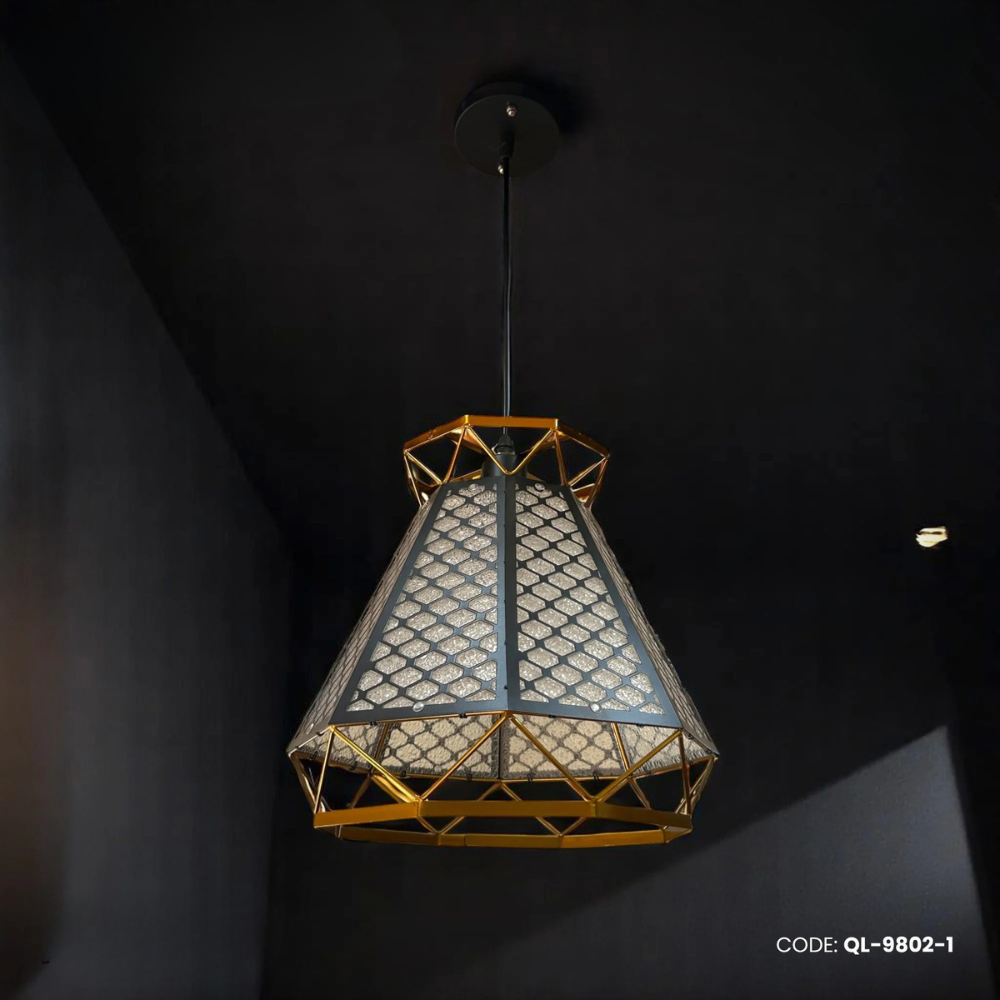 Qulik Modern Diamond Frame 3 Color Hanging Lights (QL-9802-1)