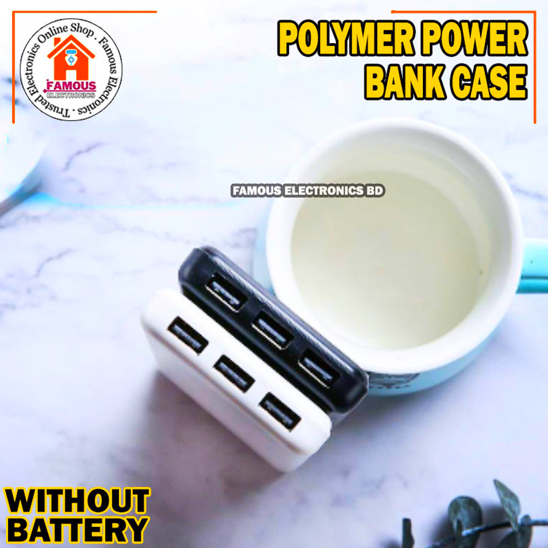 Polymer Mobile Power Supply set 10000 mAh Power Bank Case (Without Battery)_img_5