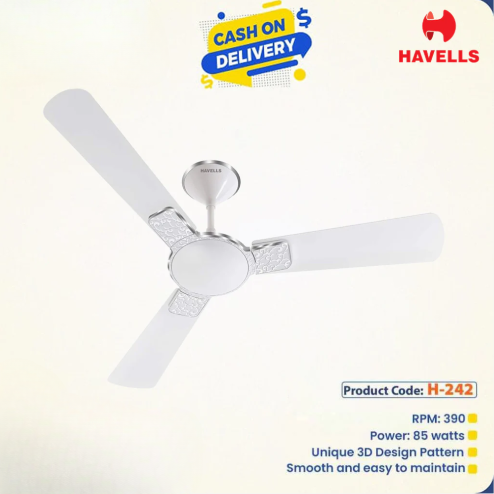 Havells ENTICER HUES 56'' Ceiling Fan White H-242