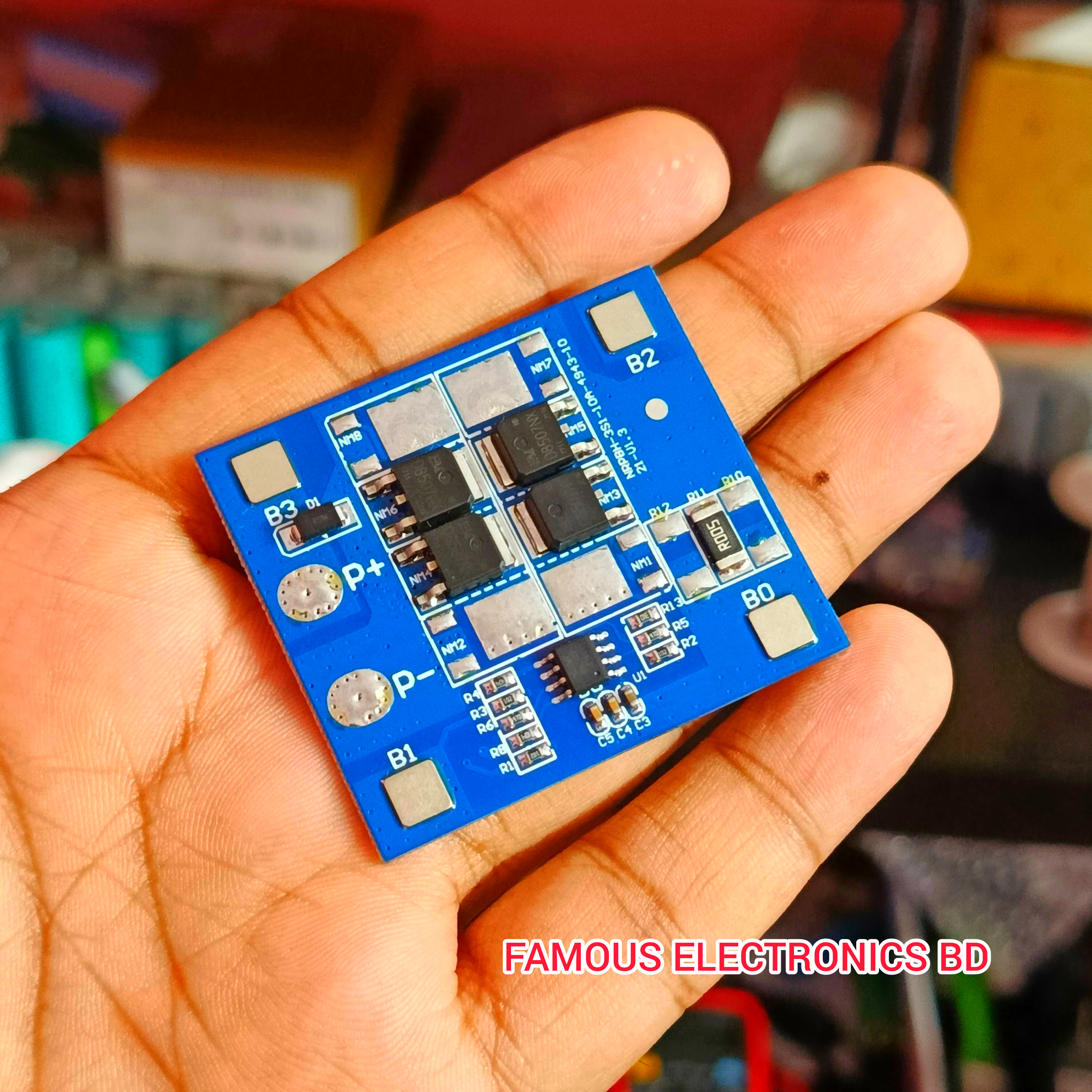 3S 12V 12A BMS | 18650 Lithium Battery Protection Board | 11.1V–12.6V | Balanced | Anti-Overcharge & Over-Discharge Protection_img_6