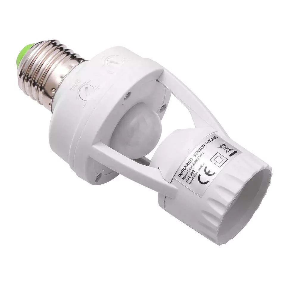 PIR Motion Sensor Bulb Holder (240V)