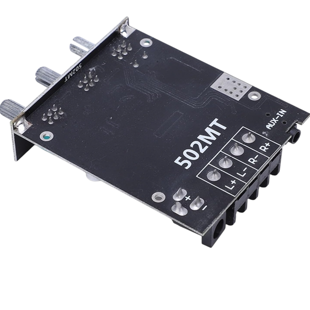 ZK‑502MT Bluetooth 5.0 High‑Power Stereo Amplifier Board – 2 × 50 W (2.0 Channel) with Dedicated Subwoofer/Bass Boost S0204_img_2
