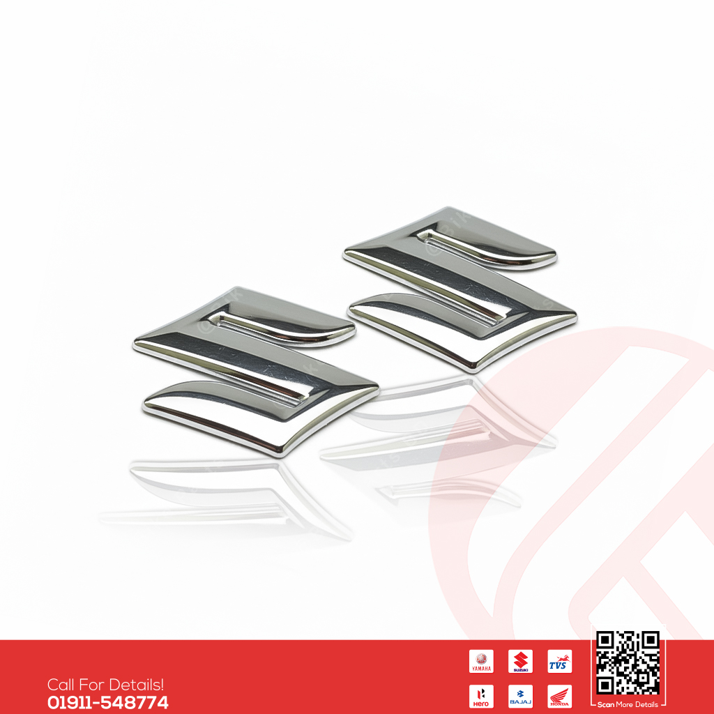 S Monogram (2 pcs) for Suzuki all bike.